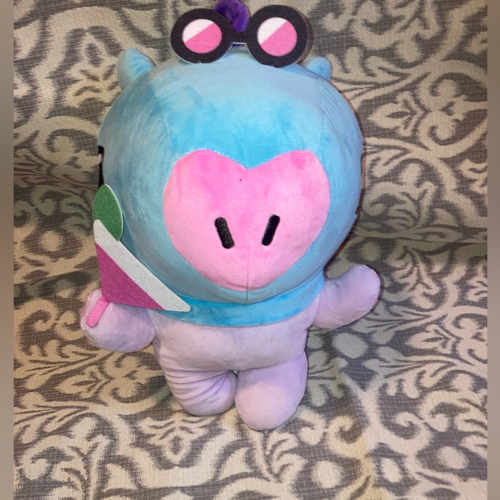 BT21 Cocktail Colorful Plush Unicorn Toy Round One